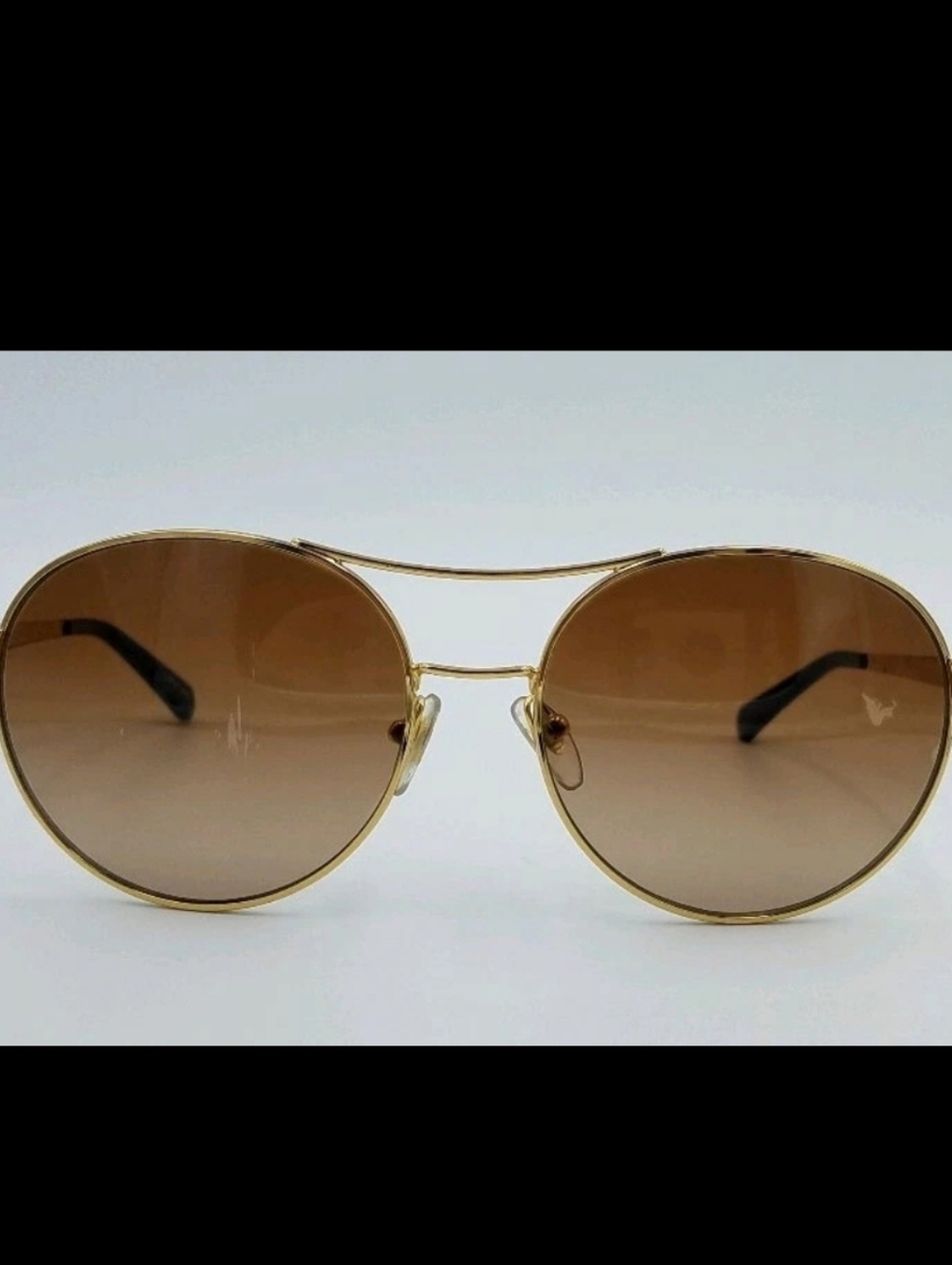Tory BURCH Gold Aviator Sunglasses